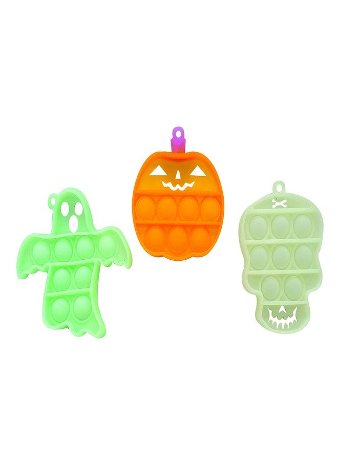 Geddes Raymond Geddes Glow-in-The-Dark Halloween Pop 'N' Toys (18 Pack) Sensory Toddler Popper for Relaxing - Fun Halloween Bulk - Image 1
